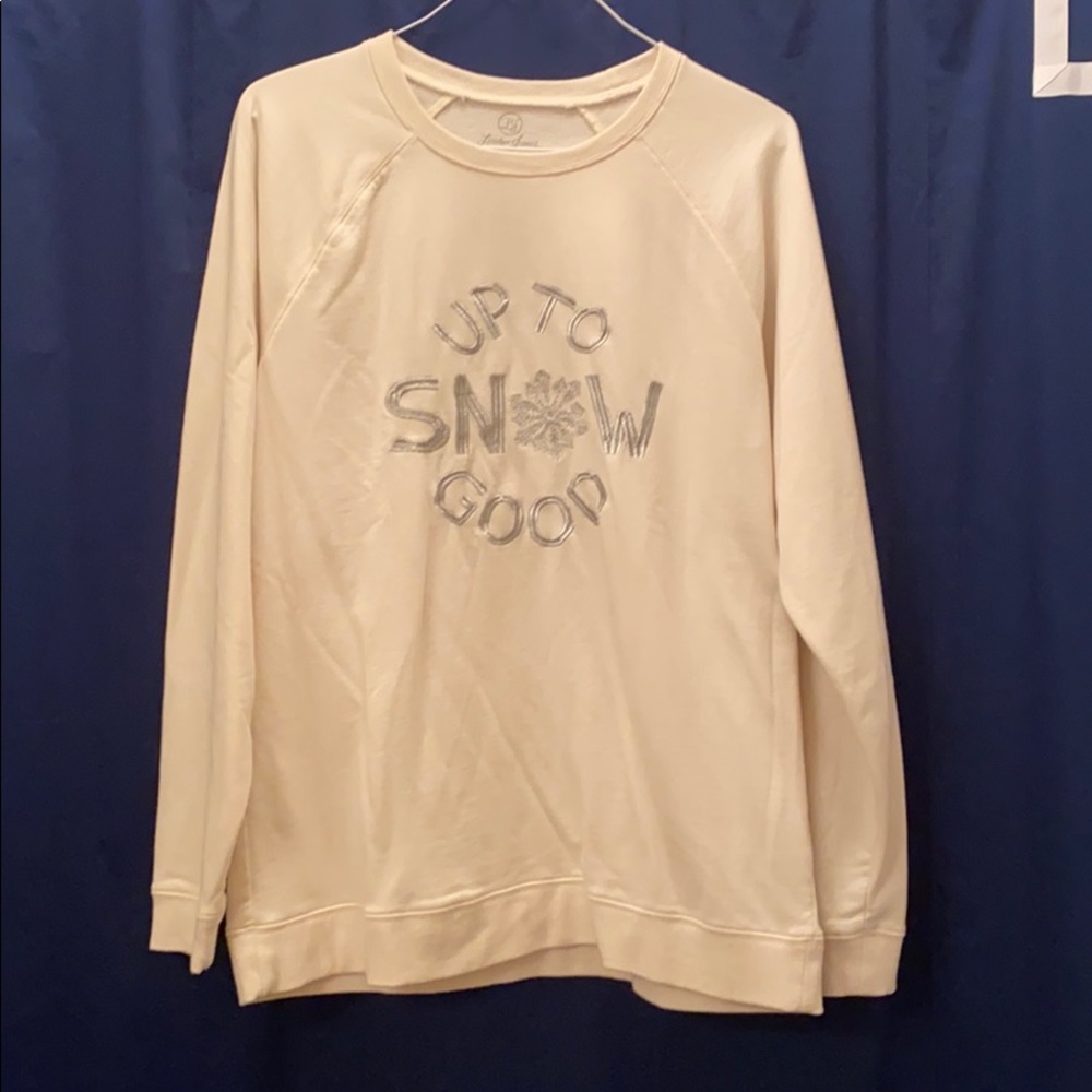 Lauren James “Up to Snow Good” Sweatshirt